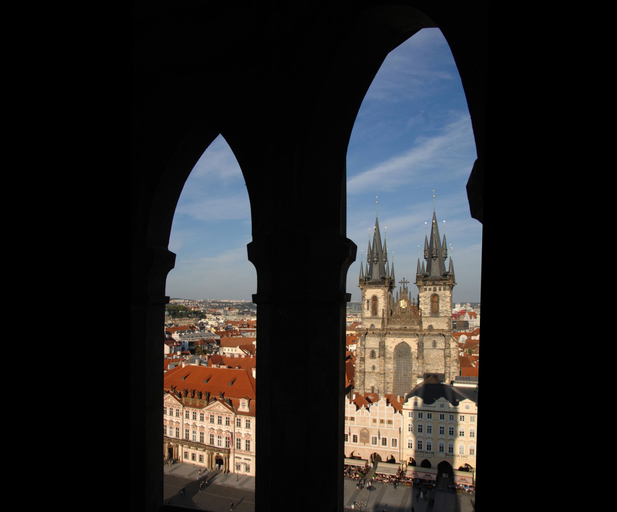 Eifert János - Prága, Tyn-templom az Óratoronyból (2012)