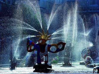 Eifert János - Párizs, szökőkút 