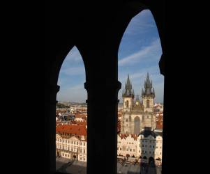 Eifert János - Prága, Tyn-templom az Óratoronyból (2012)